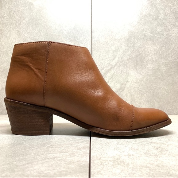 Madewell B8034 Dakota Cutoff cognac ankle boots size 8 - Picture 8 of 15